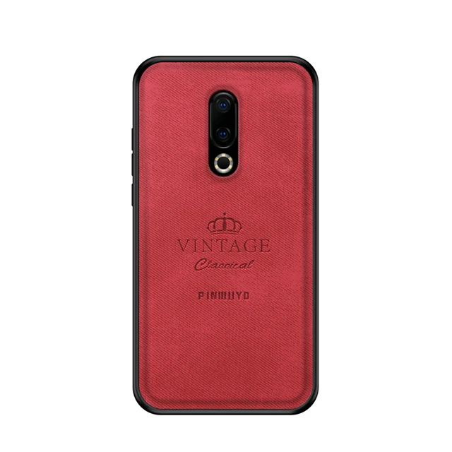Red Для Meizu 16th чехол, высокое качество, Винтажный чехол для Meizu 16th PC, жесткий чехол, чехол s для Meizu 16th, чехол для телефона - Цвет: Red