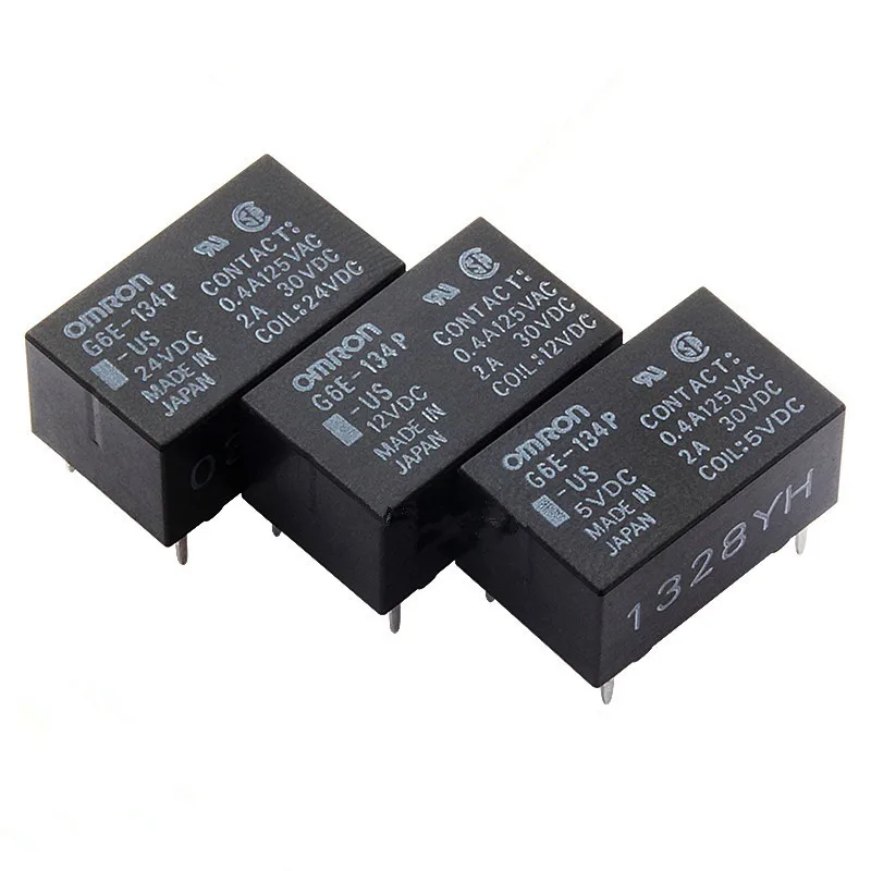 Бесплатная доставка реле мощности Φ 5V 12V 24V 5pins 2A 2 шт./лот | Строительство и ремонт