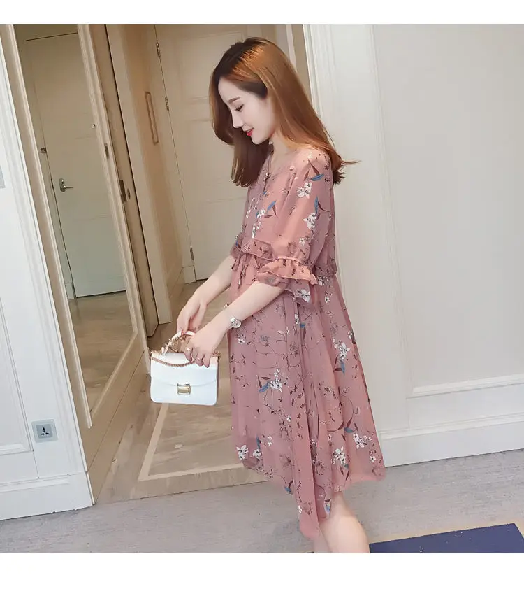Шифоновое платье для беременных 2017 летняя тонкая одежда беременных|clothes for pregnant|clothes pregnant womenmaternity dresses |