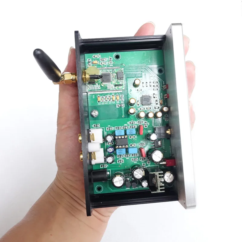 Аудио ресивер AK4490 DAC + OP275 Op amp мини домашний усилитель с адаптером питания Bluetooth Hi