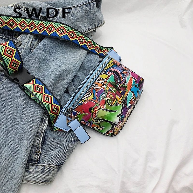 Поясная Сумка SWDF для женщин водонепроницаемая нагрудная Сумочка унисекс