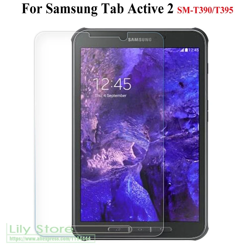 9H стекло экран закаленное для Samsung Galaxy Tab Active 2 8 дюймов T390 T395 протектор Active2