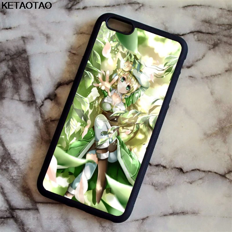 Чехлы для телефонов KETAOTAO Sword Art Online SAO Anime Manga iPhone 4 5C 5S 6S 7 8 Plus X Samsung мягкий ТПУ