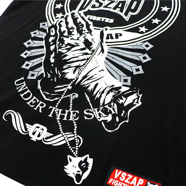 VSZAP Kampf Sanda Boxen MMA футболка для тренажерного зала Kampf Kampfkunst фитнес-Тренировка Муай Тай футболка mzynner homme