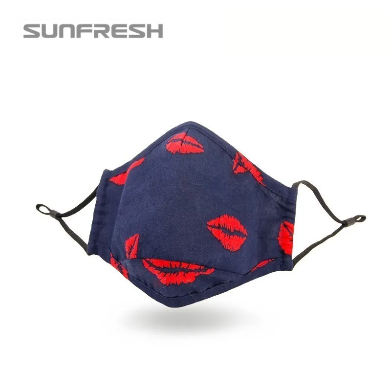 Customized washable cotton warm face mask - Цвет: 002BA015