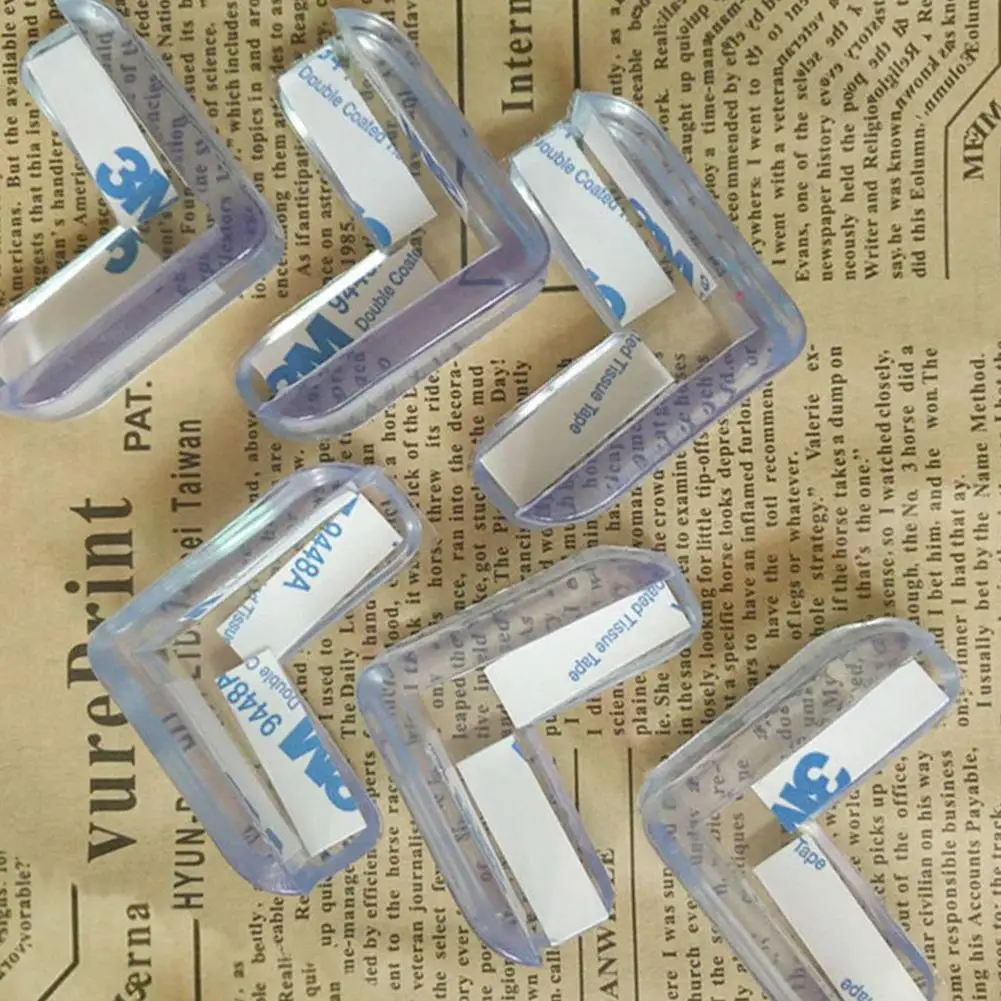 10 шт./компл. безопасности детей Угловой протектор для детей Защита уголки для мебели угол защитная маска для лица, защитные элементы для углов стола лента