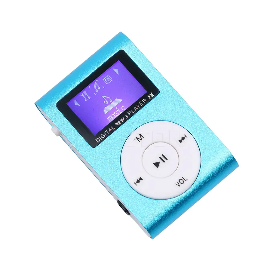Портативный мини mp3-плеер kebidumei с зажимом ЖК-экран USB-кабель портативные MP3-плееры