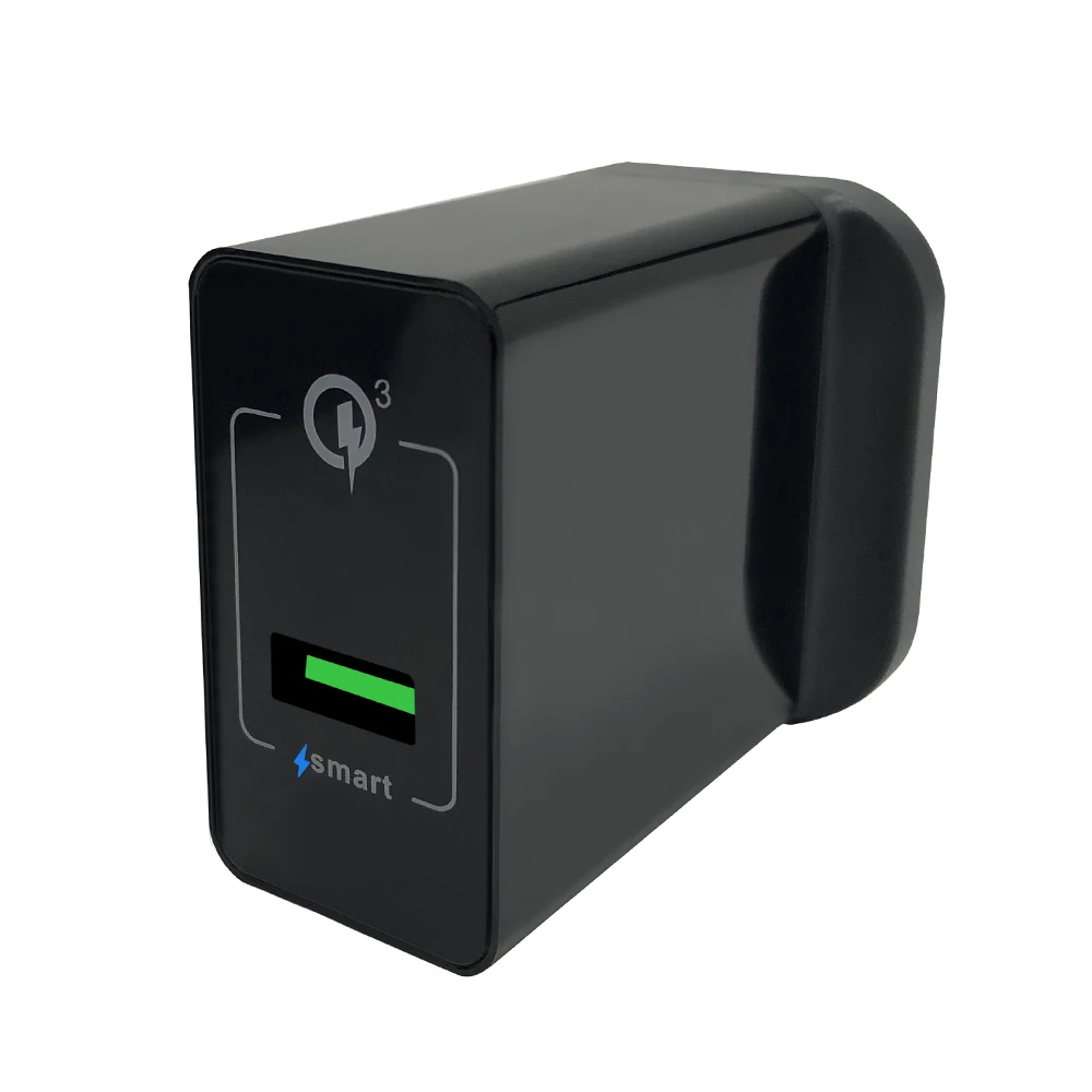 Новый стиль 1 Порты USB Зарядное устройство QC3.0 Портативный мобильный телефон