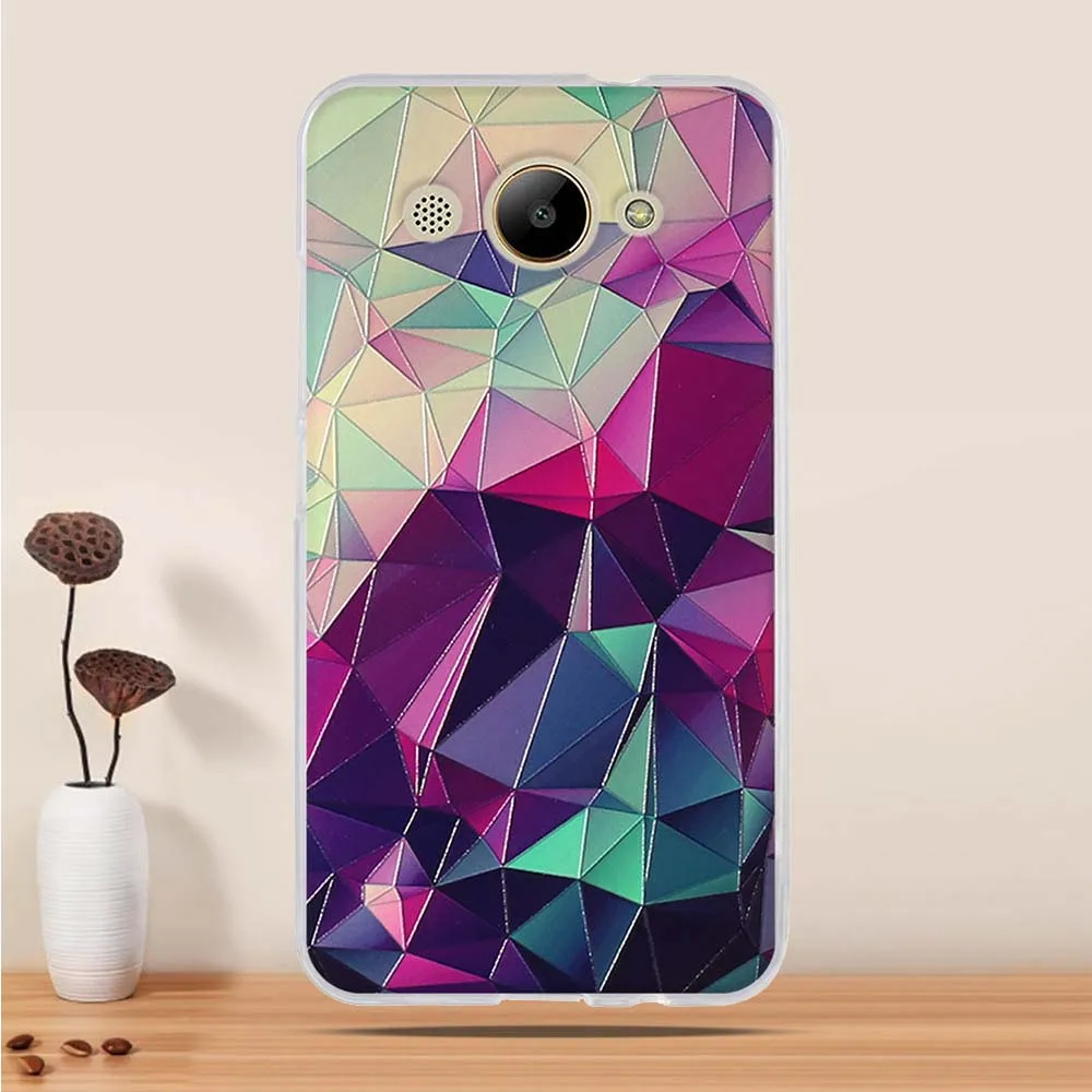 Case For Huawei Y3 2017 Soft TPU Cover Fundas Colorful Silicone Capa Coqeu | Мобильные телефоны и аксессуары
