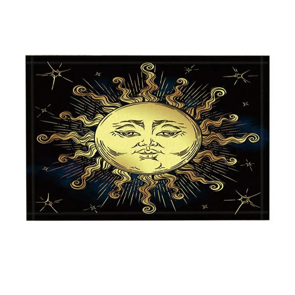 3D цифровая печать античное золотое солнце в бохо шикарные коврики для ванной