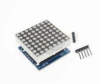 free shipping 10pcs max7219 dot matrix module microcontroller module display module finished goods