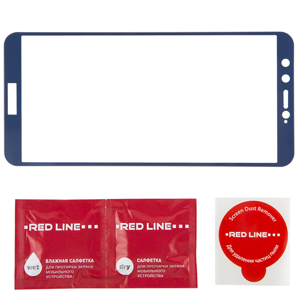 Защитное стекло Red Line для Huawei Honor 9 Lite Full Screen blue | Мобильные телефоны и аксессуары