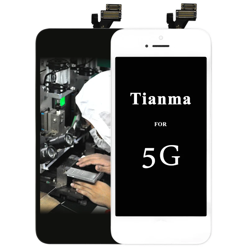 Лучший китайский TianMa для iPhone 5 5G 5S 5C ЖК экран дигитайзер сборка Замена с