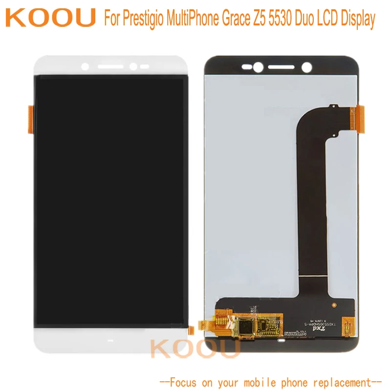 ЖК дисплей для Prestigio MultiPhone Grace Z5 5530 Duo + сенсорный экран дигитайзер сборка Замена