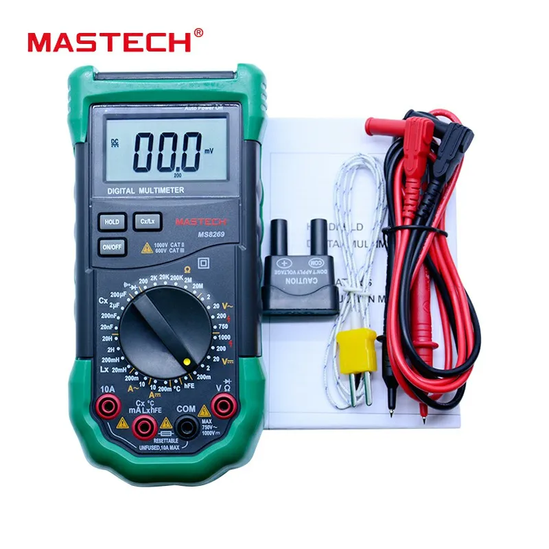 Цифровой Мультиметр MASTECH MS8269 3 1/2 Измеритель LCR напряжения тока сопротивления