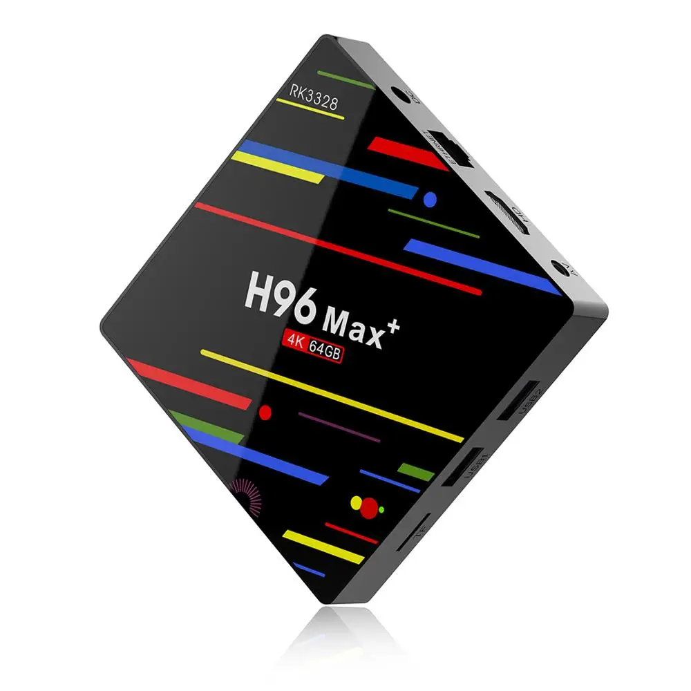 Mecool H96 Max Plus Android 8 1 tv Box смарт телевидение IPTV 4 K телеприставка голосовой пульт H.265