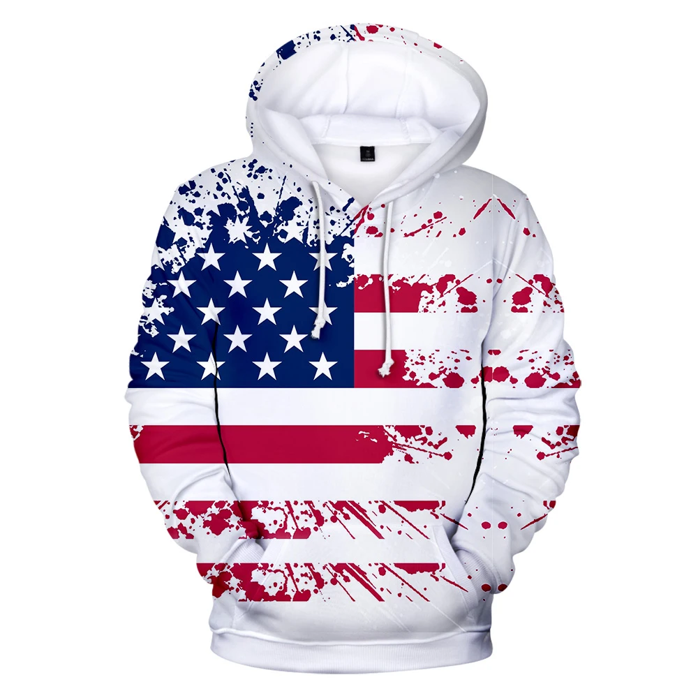 

New Hot Independence Day Hoodies Sweatshirt 3D Print Major festival Hoodie Unisex US Independence Day Hip Hop Wild Clothes 4XL