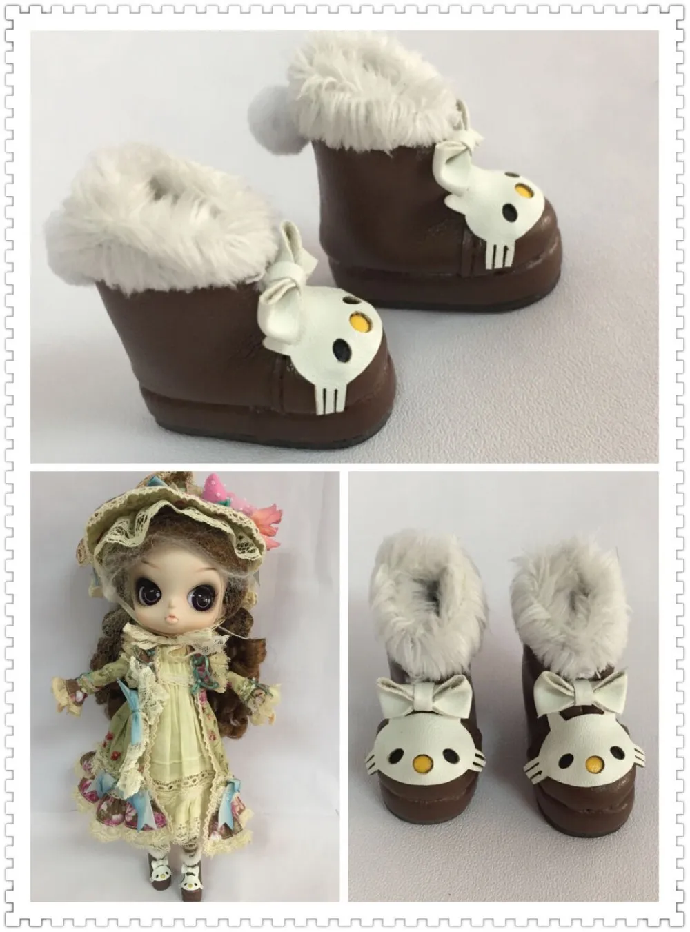 Обувь для blyth, Azone, куклы OB, кукла licca, Lati bjd кукла Tang kou и т. Д. Длина: 3 см