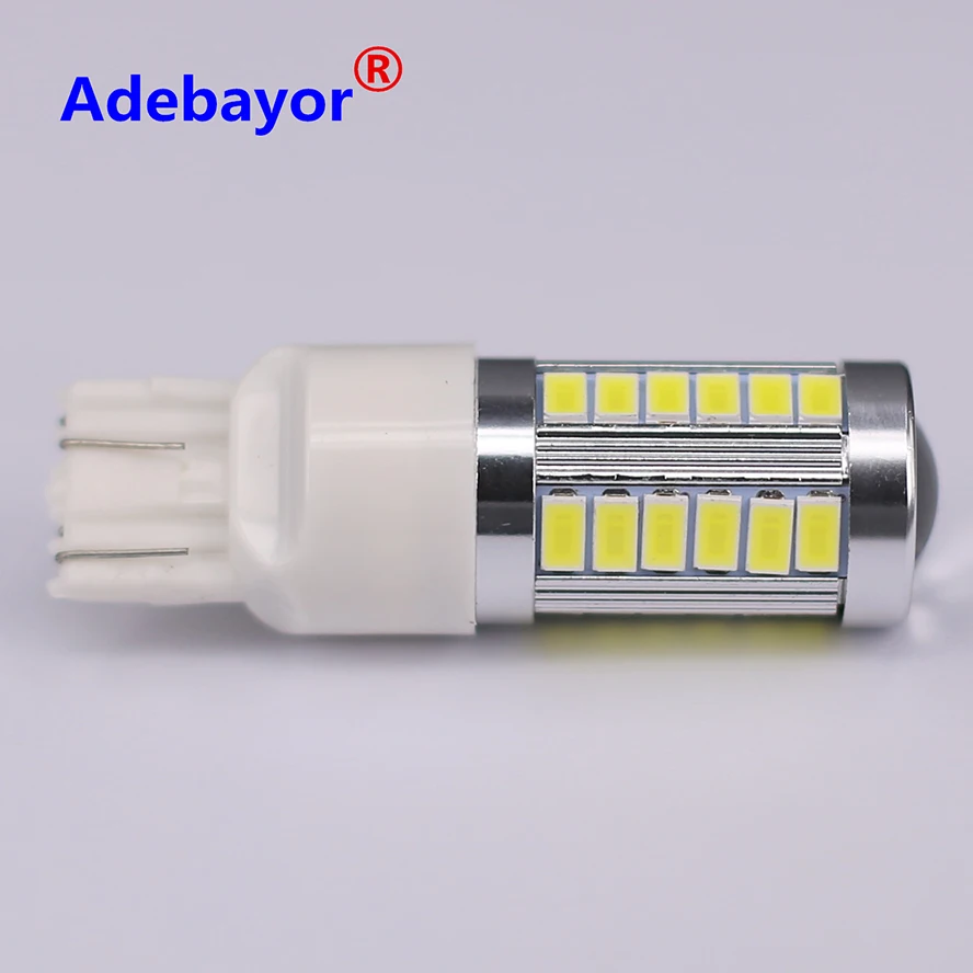 1 шсветодиодный автомобильная светодиодная лампа T20 W21W 7443 5630 33SMD 5730|car auto|led signalparking