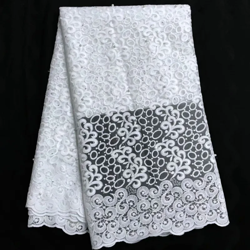 

AF71-4 The New Listing pure white Embroidered voile Lace Fabric For wedding Dress,High Quality wholesale Price gauze lace