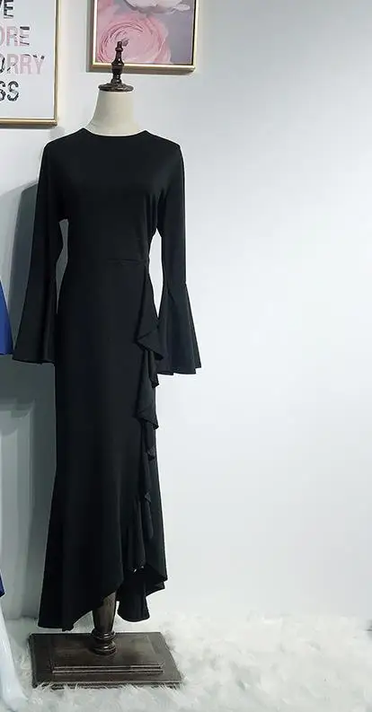 

Vestido Longo Abaya Muslim Dress Islam Kaftan Pakistani Arabic Turkish Dresses Robe Musulmane Longue Caftan European Clothing