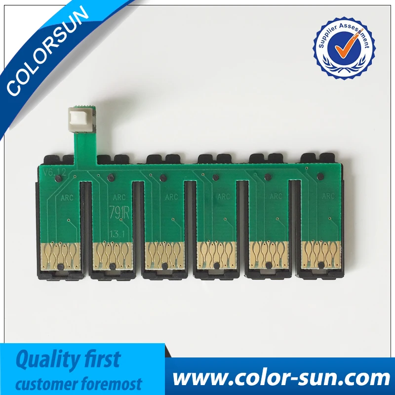T0791 791 79 автоматический сброс ARC чип картридж для epson R1400 1430 PX700W PX800FW P50 PX830FWD