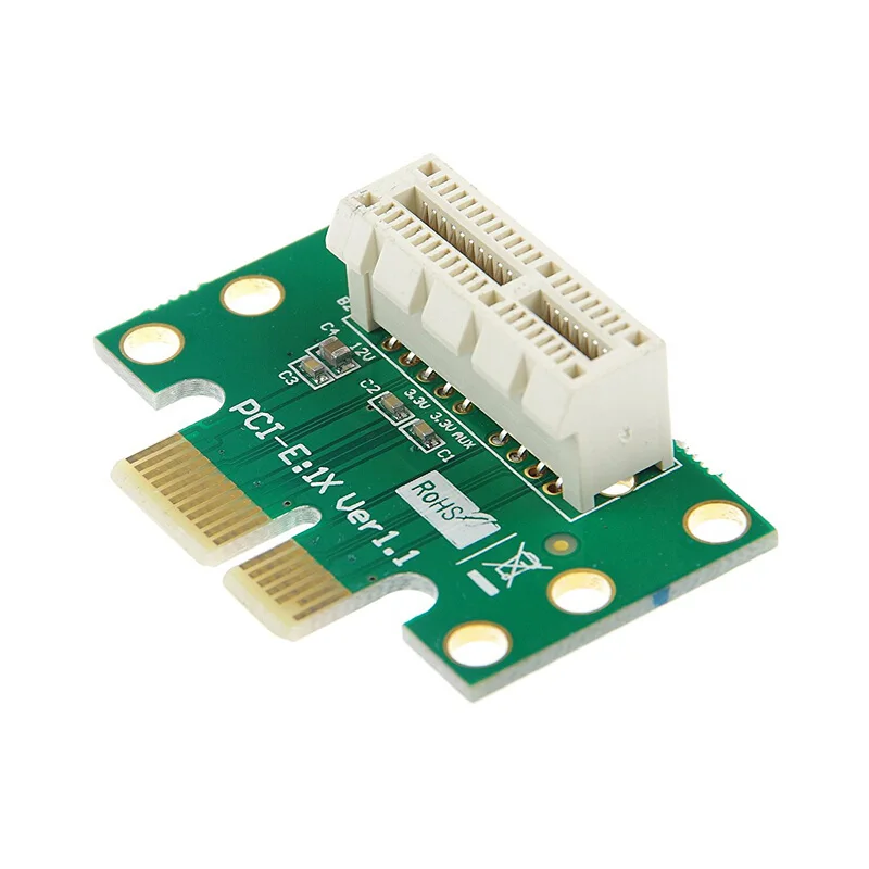 Адаптер PCI E Express X1 переходная карта PCIE в конвертер с разъемом 90 градусов для
