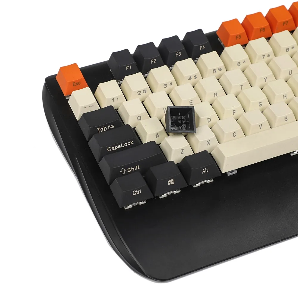 YMDK Carbon 108 Keyset толстые PBT Вишневый профиль колпачки для стандартной ANSI 104 87 61 MX
