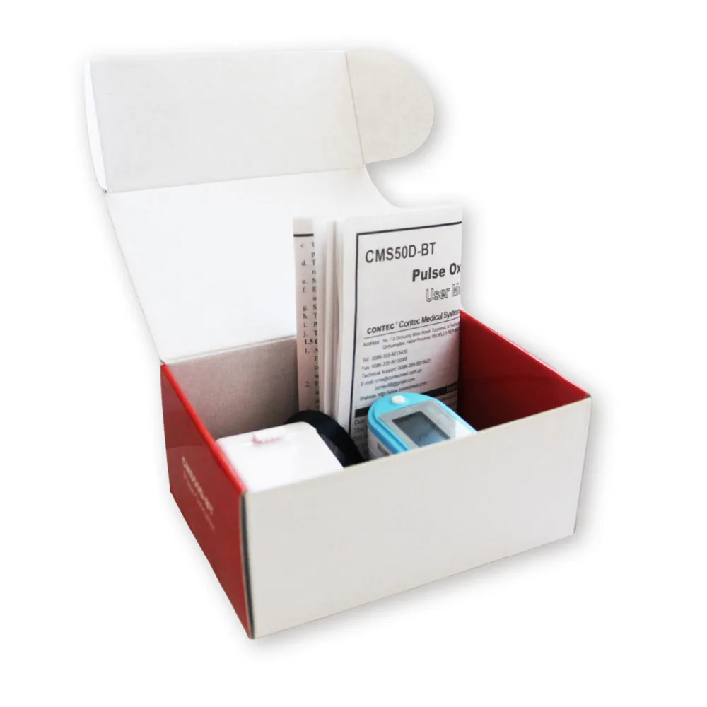 

Contec CMS50D-BT OLED Finger Tip Pulse Oximeter Bluetooth APP Analysis SPO2 PR oxygen Monitor