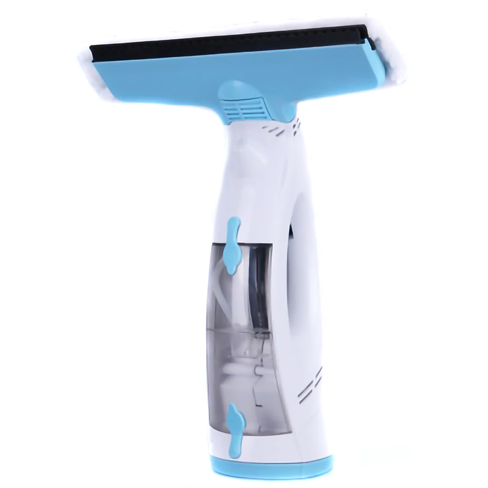 Cordless Window Glass Vacuum Cleaner with Squeegee Spray Bottle Water Tank 2 In 1 Portable Handheld for House Car Dust Cleaner