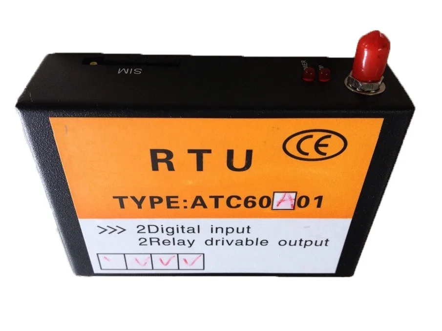 Удаленный wilress RTU GSM сигнализация и sms силовой контакт сигнальный через 2DI 2DO (с 12 В