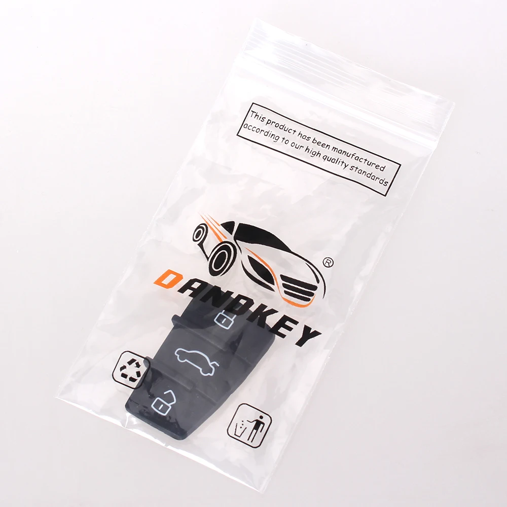 DANDKEY 2pcs/lot 3 Button Replacement Pad Rubber Remote Key Fob For Audi A3 A4 A5 A6 A8 Q5 Q7 TT S LINE RS Free Shipping | Автомобили и