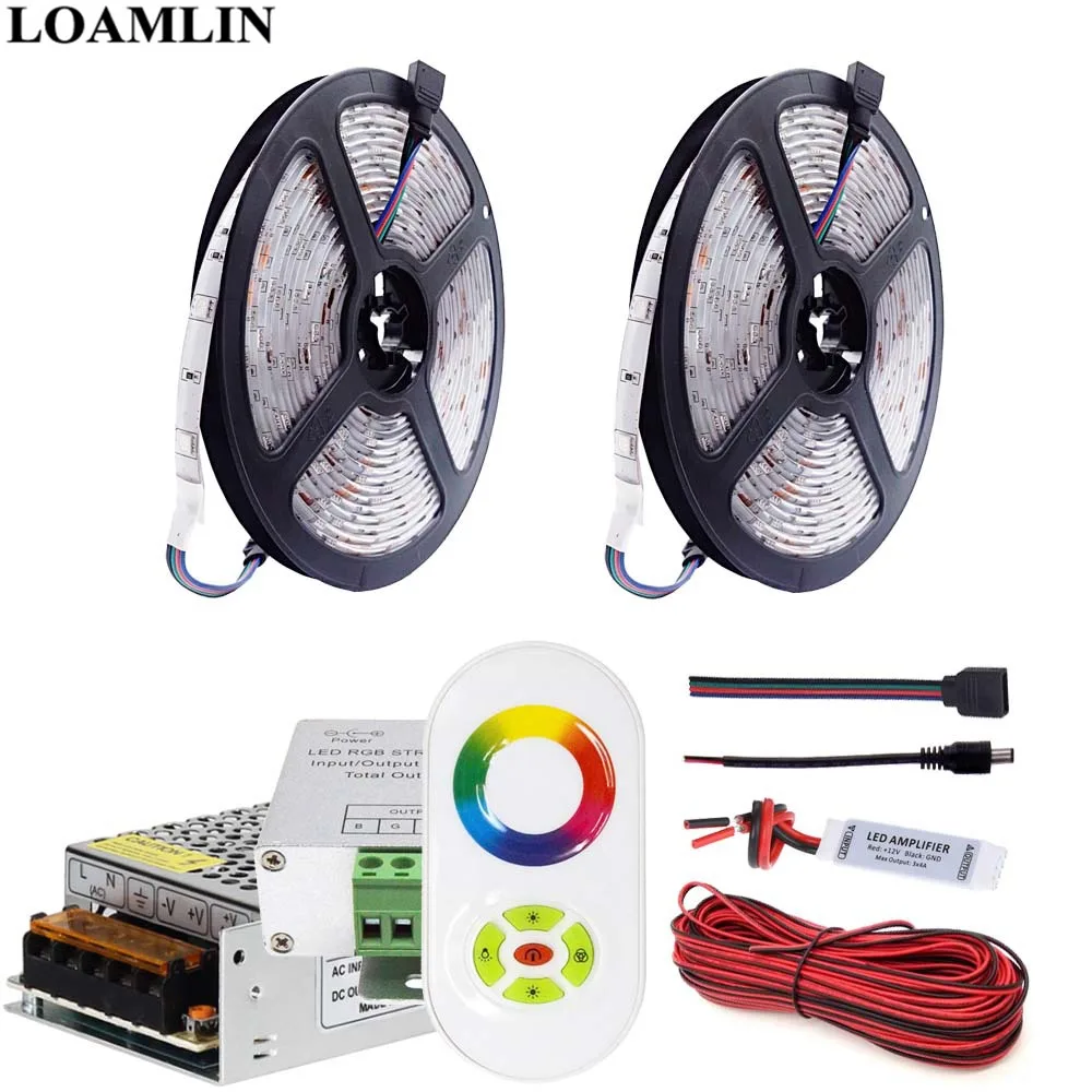 RGB лента Светодиодная гибкая с пультом ДУ 30 светодиодов/м 5050