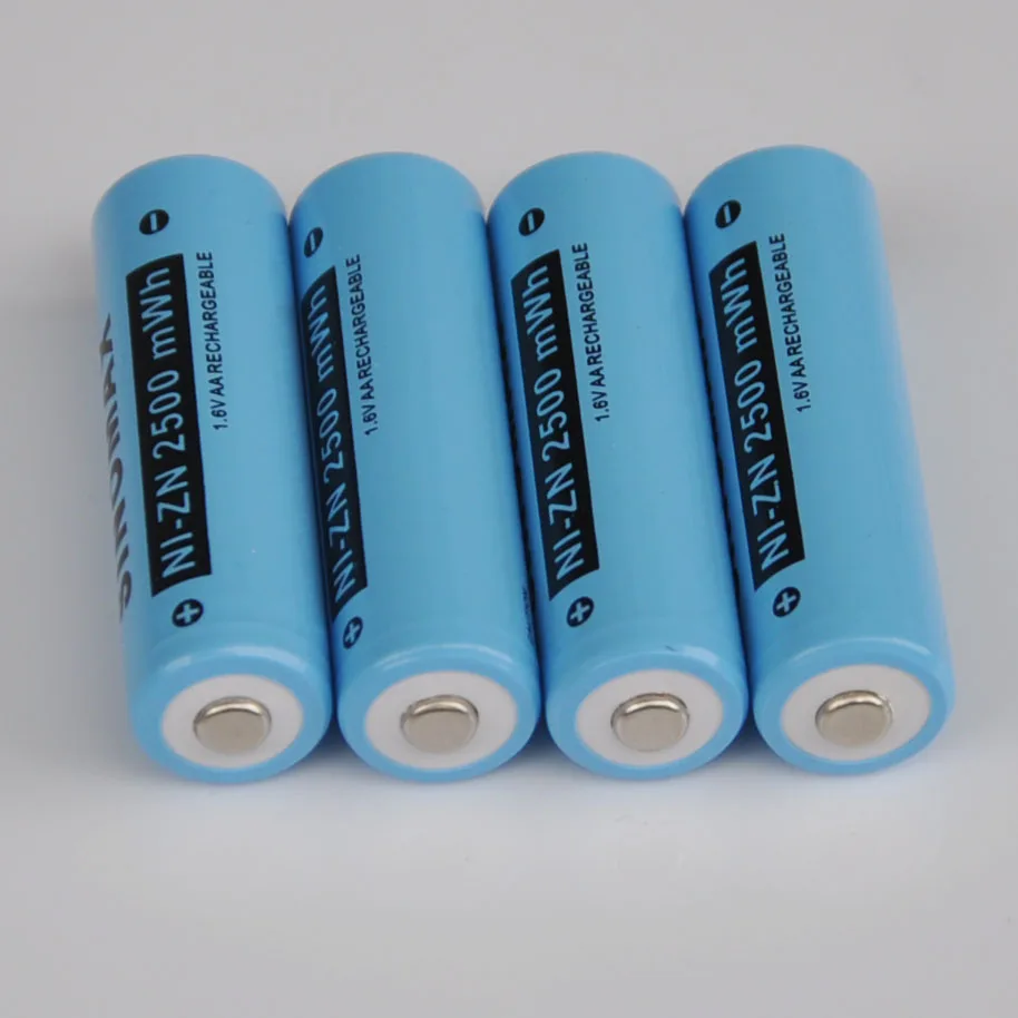 8 12 шт 1 6 V Ni Zn AA Аккумуляторная батарея 2500mwh NiZn zn ячейка для камеры игрушки Замена