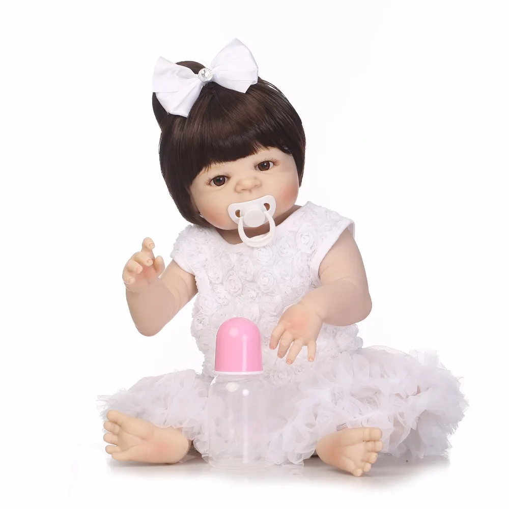 NPK Реалистичная кукла 57 см Bebe новорожденный подарок для новорожденного ребенка