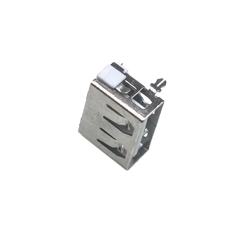 

10 Pcs/Lot Female White DIP Type A 13*10 USB 2.0 4 Pin Plug Socket Jack Connector Plug Socket with Cover Seat Welding Adapeter