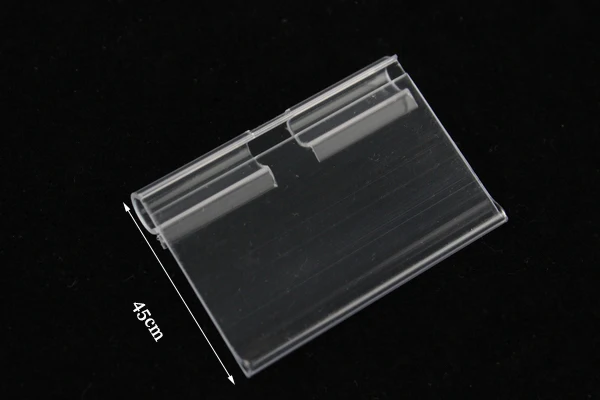 Крючок вешалка шириной 45 мм держатель для этикеток проволоки цена на полку