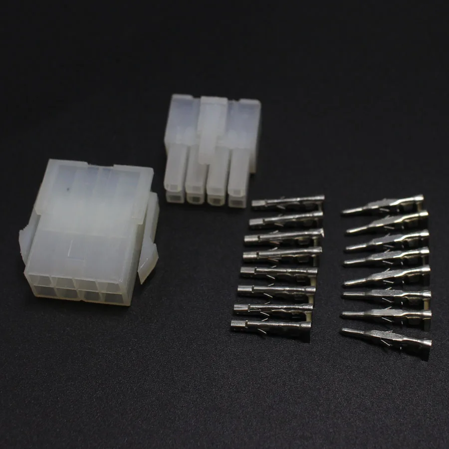 10 комплектов 5557 / 5559 8P автомобильный соединитель жгута проводов 4 2 мм 8 контактов