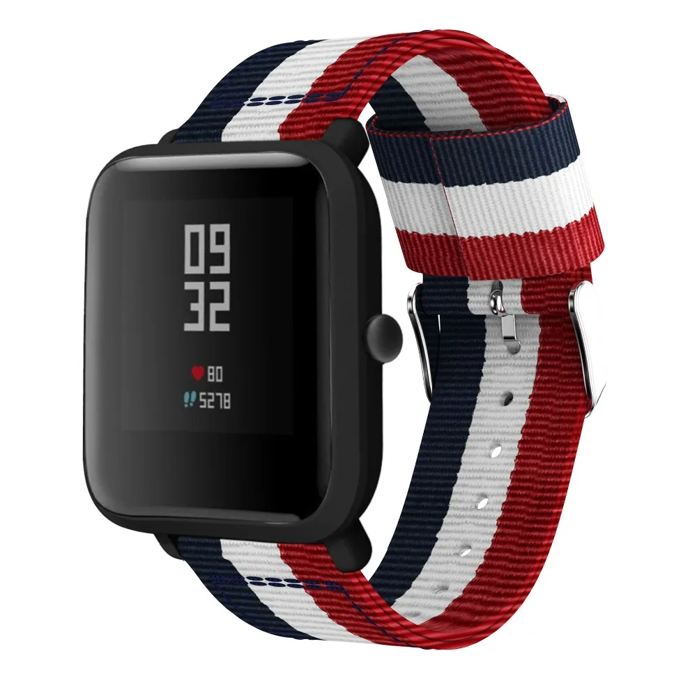 Новый тканевый ремешок для Huami Amazfit GTS браслета Xiaomi Bip BIT PACE Lite Молодежный умный