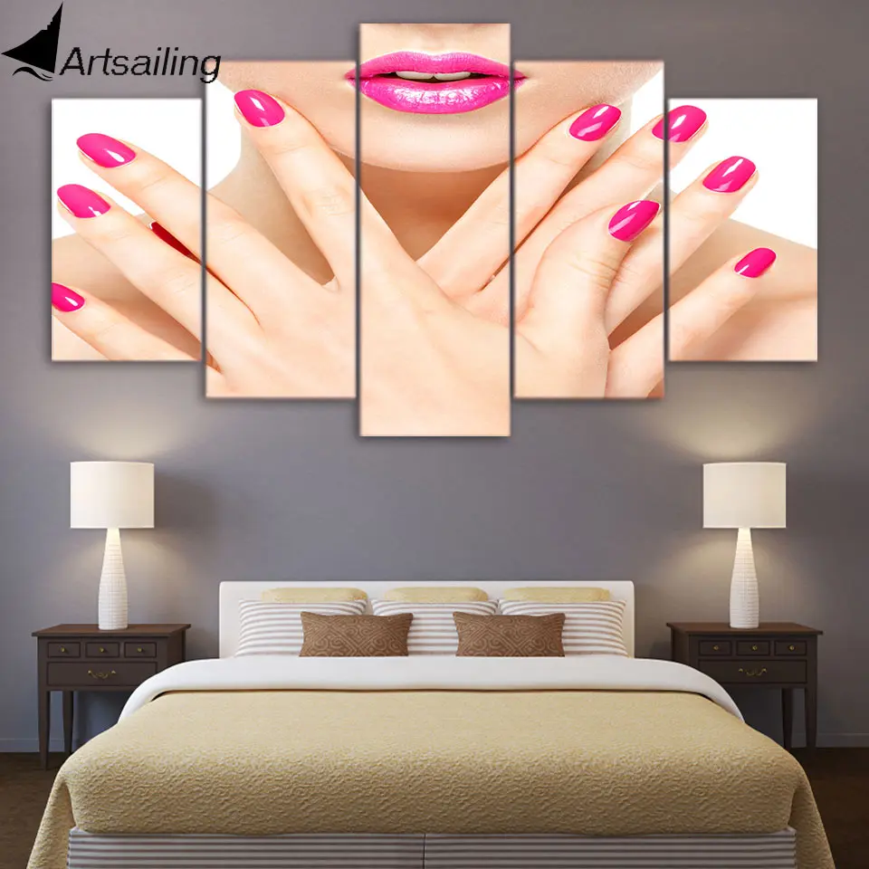 ArtSailing HD Beauty Print 5 шт. постер для салона красоты дизайна ногтей маникюр красота