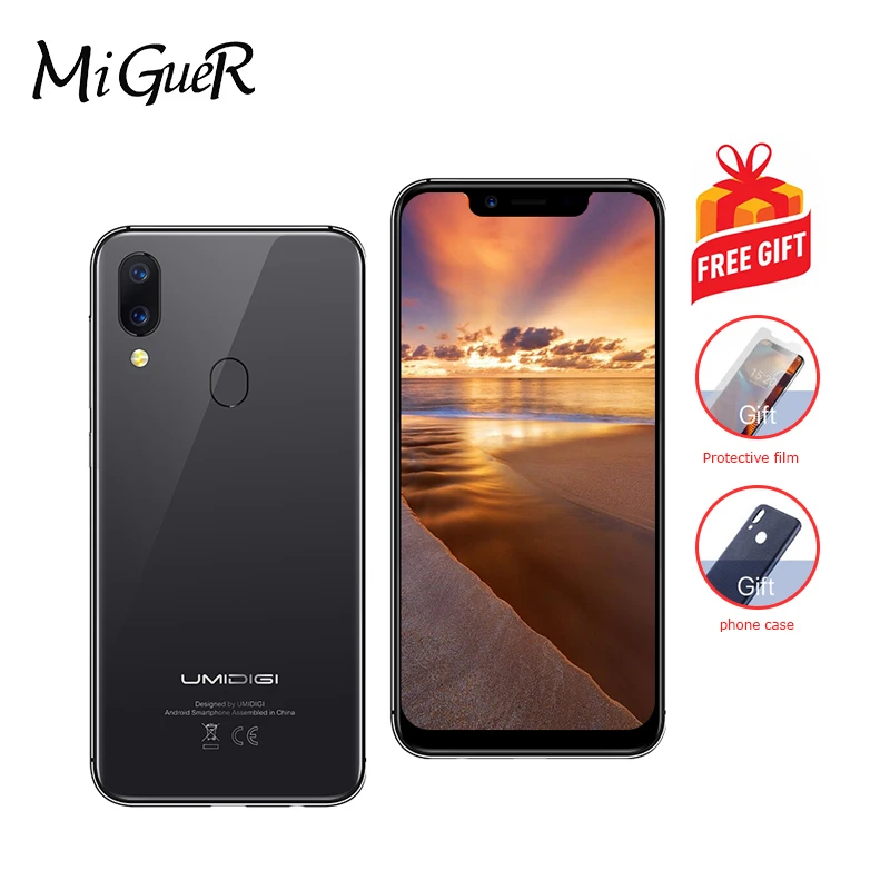 UMIDIGI A3 Pro 5 7 &quot19:9 полноэкранный Смартфон Android 8 1 четырехъядерный 3 ГБ + 32 Гб 4G