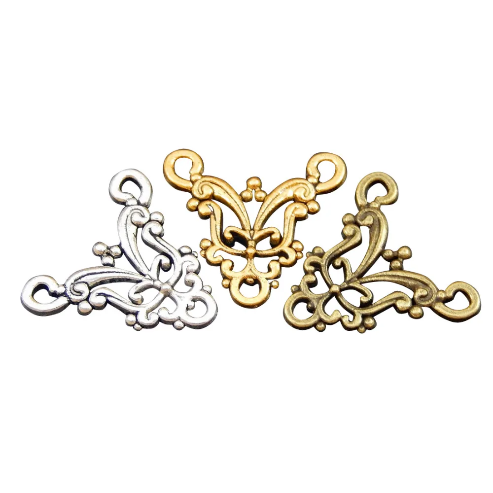 Винтажный металлический аксессуар для изготовления ювелирных изделий в