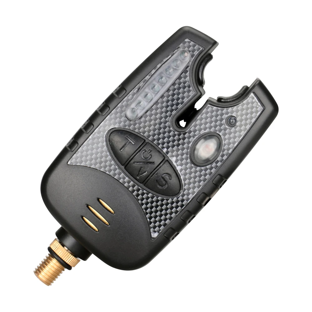Fishing Bite Alarm with 8 LED Light and Adjustable Tone Volume Sensitivity Sound Alert for Rod | Спорт и развлечения