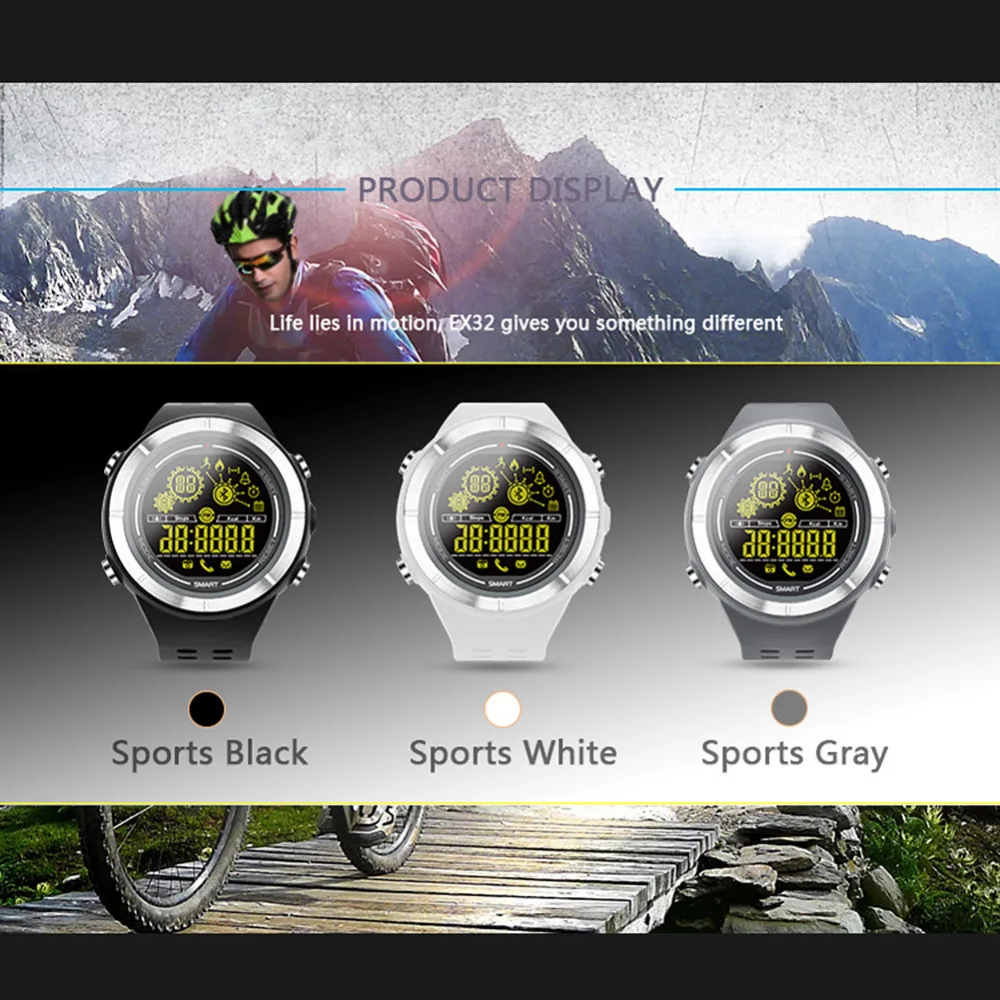 EX32 Bluetooth Смарт часы sw007 для Android IOS водонепроницаемый шагомер фитнеса|watch smart|bluetooth