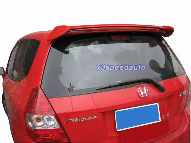 Mugen Style Праймер Неокрашенный ABS пластиковый спойлер/крыло для Honda 2nd Fit/Jazz 2009 2010 2011