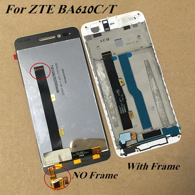 5 0 ''Оригинальный ЖК дисплей для ZTE BA610 BA610T BA610C сенсорный экран дигитайзер с