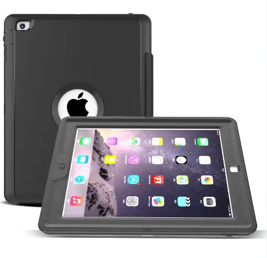 Авто Пробуждение/спящий Силикон + Pc чехол для IPad 2 3 4 Толстая пена Ударопрочный