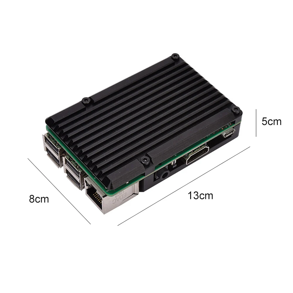 Black Original Official Case Box for Raspberry PI 3 model B+plus ABS Plastic Cover Shell Enclosure Housing PI3 | Компьютеры и офис