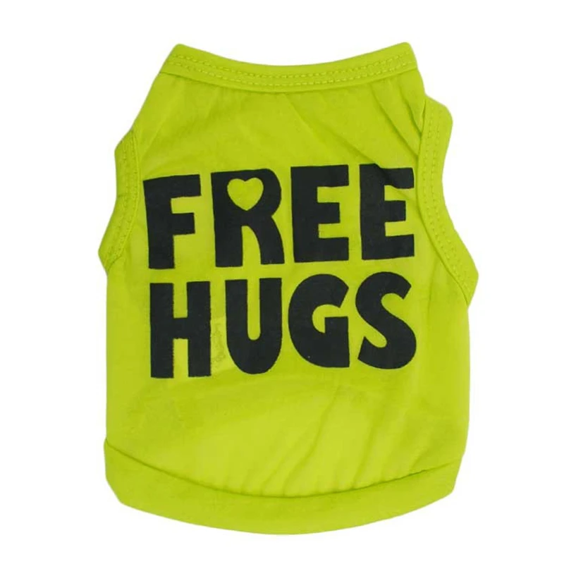 Pet Clothing dog clothes full polyester slim breathable print fuee hugs pet vest spring and summer new style Fashional Epet | Дом и сад