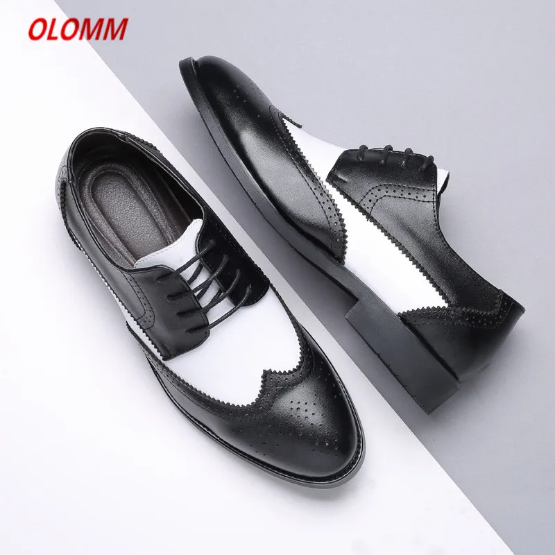 New Arrival Retro Bullock Design Men Classic Business Formal Shoes Pointed Toe leather shoes Oxford Dress | Обувь